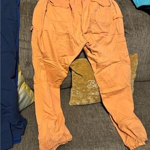 Orange pants